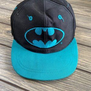 Kids Batman Black and Turquoise Hat